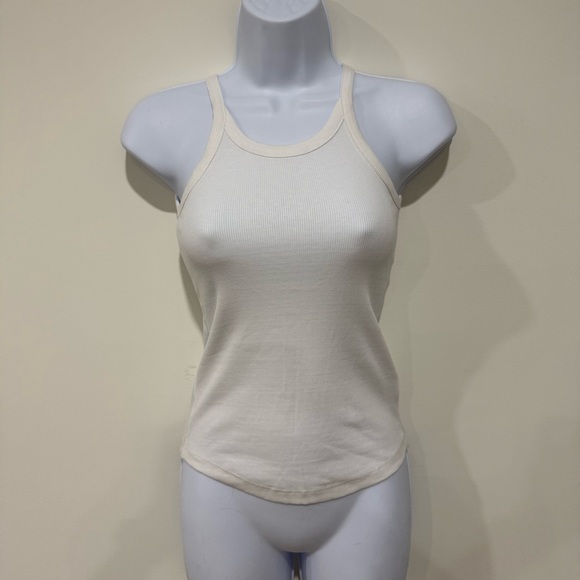 Madewell Tops - Madewell XXS Women’s White Ribbed Tank Top